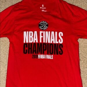 Fanatics Red NBA Finals Champions T-Shirt
